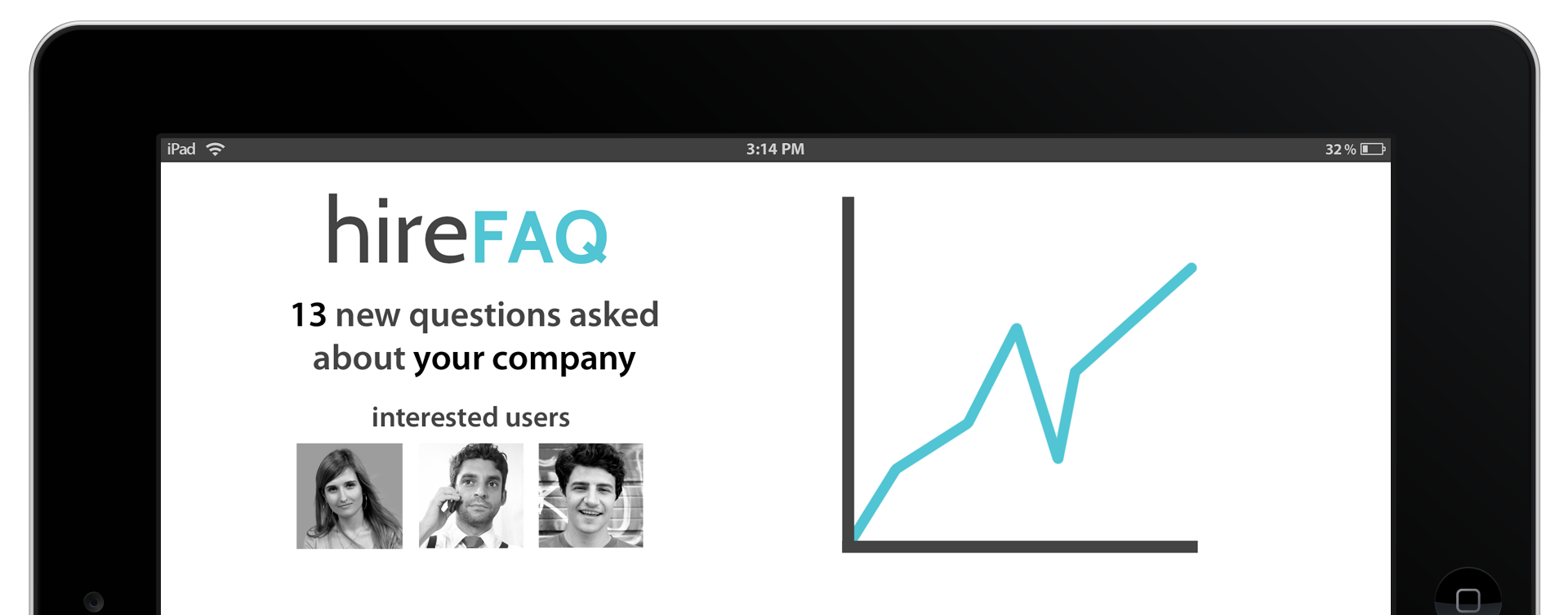 Ask questions about a company.
